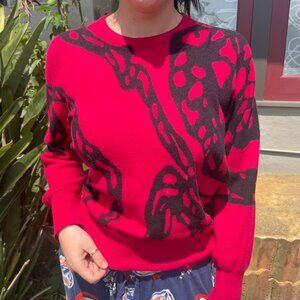 Andrea Haber Vintage Pink Sweater